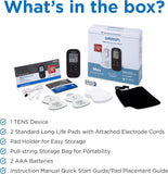 OMRON Max Power Relief TENS Unit Muscle Stimulator, Simulated Massage Therapy for Lower Back, Arm, Shoulder, Leg, Foot, and Arthritis Pain, Drug-Free Pain Relief (PM500)