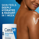 CeraVe Moisturizing Cream, Face & Body Moisturizer for Dry Skin, 19oz