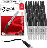Sharpie Permanent Markers, Fine Tip, Black, 12 Count - Quick Drying, Fade Resistant, For Wood, Plastic, Paper, Metal, And More
