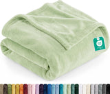 Utopia Bedding Soft Fleece Bed Blanket Throw Size Ash Grey (50x60 Inch)