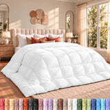 Utopia Bedding Queen Comforter, Duvet Insert, White, 88 x 88 Inches