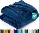 Utopia Bedding Soft Fleece Bed Blanket Throw Size Ash Grey (50x60 Inch)