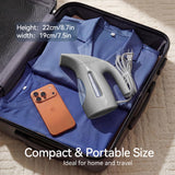 HiLIFE Steamer for Clothes, Portable Handheld Design, 240ml Big Capacity, 700W, Strong Penetrating Steam, Removes Wrinkle, for Home, Office(ONLY FOR 120V)-(Ocean Blue)