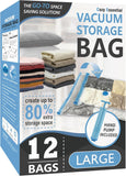 Vacuum Storage Bags with Hand Pump, Vacuum Seal Space Saver Bags,20 Combo