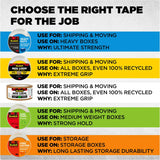 Scotch Heavy Duty Packing Tape, 1.88 in x 800 in, 6 Rolls