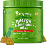 Zesty Paws Dog Allergy Chews - Dog Allergy Relief, Lamb, 90 Ct