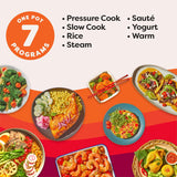 Instant Pot Duo 6 Qt 7-in-1 Electric Pressure Cooker, Stainless Steel