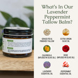 Hearth & Homestead Whipped Beef Tallow for Skin & Face, Unscented, 1.3oz