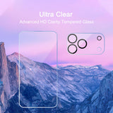 Ailun Screen Protector + Camera Lens Protector for iPhone 17, 3+3Pack