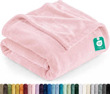 Utopia Bedding Soft Fleece Bed Blanket Throw Size Ash Grey (50x60 Inch)