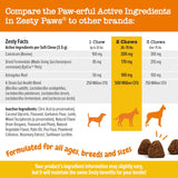 Zesty Paws Dog Allergy Chews - Dog Allergy Relief, Lamb, 90 Ct