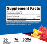 Nutricost Micronized Creatine Monohydrate Powder - 500g (100 Servings) - Pure Unflavored - 5g Per Serving - Non-GMO, Gluten Free