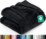 Utopia Bedding Soft Fleece Bed Blanket Throw Size Ash Grey (50x60 Inch)