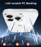 FNTCASE for iPhone 16 Phone Case Compatible with Magsafe Clear Phonecase