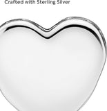 Heart Charm - Compatible with  Moments Bracelets - Jewelry for Women - Gift for Women in Your Life - Made with Sterling Silver, with Gift Box