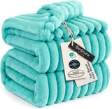 Bedsure GentleSoft White Throw Blanket for Couch - Halloween Decorations for Fall Home Living Room Decor, Cozy Fleece Blanket, Christmas Birthday Gifts for Women Mom Her Girls, Off White, 50x60 in
