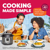 Instant Pot Duo 6 Qt 7-in-1 Electric Pressure Cooker, Stainless Steel