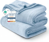 Bedsure Fleece Bed Blankets Queen Size Grey - Soft Cozy Warm Halloween Fall Throw Blanket Lightweight Room Home Decor, Christmas Decorations Gifts for Women and Men, 90x90 inches