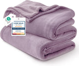 Bedsure Fleece Bed Blankets Queen Size Grey - Soft Cozy Warm Halloween Fall Throw Blanket Lightweight Room Home Decor, Christmas Decorations Gifts for Women and Men, 90x90 inches