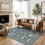 Washable Christmas Rug Runner 2x6 - Xmas Snowflake Green Rug for Kitchen Entryway Non Slip Farmhouse Low Pile Carpet for Laundry Bedroom Bathroom Stain Resistant Floor Mat Pet-Friendly Rug（2x6，Green）