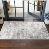 Washable Christmas Rug Runner 2x6 - Xmas Snowflake Green Rug for Kitchen Entryway Non Slip Farmhouse Low Pile Carpet for Laundry Bedroom Bathroom Stain Resistant Floor Mat Pet-Friendly Rug（2x6，Green）