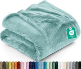 Utopia Bedding Soft Fleece Bed Blanket Throw Size Ash Grey (50x60 Inch)