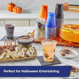Hefty Party On Disposable Plastic Cups, Assorted, 16 Ounce, 100 Count