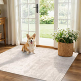 Washable Christmas Rug Runner 2x6 - Xmas Snowflake Green Rug for Kitchen Entryway Non Slip Farmhouse Low Pile Carpet for Laundry Bedroom Bathroom Stain Resistant Floor Mat Pet-Friendly Rug（2x6，Green）