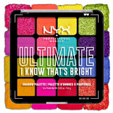 NYX Ultimate Shadow Palette, Eyeshadow Palette - I Know That'S Bright