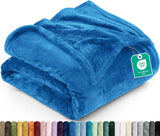 Utopia Bedding Soft Fleece Bed Blanket Throw Size Ash Grey (50x60 Inch)