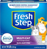 Fresh Step Odor Shield Multi Cat Clumping Cat Litter, 14 lb.