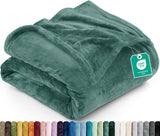 Utopia Bedding Soft Fleece Bed Blanket Throw Size Ash Grey (50x60 Inch)
