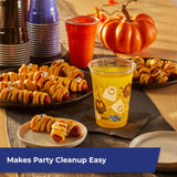 Hefty Party On Disposable Plastic Cups, Assorted, 16 Ounce, 100 Count