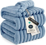 Bedsure GentleSoft White Throw Blanket for Couch - Halloween Decorations for Fall Home Living Room Decor, Cozy Fleece Blanket, Christmas Birthday Gifts for Women Mom Her Girls, Off White, 50x60 in