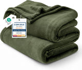 Bedsure Fleece Bed Blankets Queen Size Grey - Soft Cozy Warm Halloween Fall Throw Blanket Lightweight Room Home Decor, Christmas Decorations Gifts for Women and Men, 90x90 inches