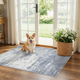 Washable Christmas Rug Runner 2x6 - Xmas Snowflake Green Rug for Kitchen Entryway Non Slip Farmhouse Low Pile Carpet for Laundry Bedroom Bathroom Stain Resistant Floor Mat Pet-Friendly Rug（2x6，Green）