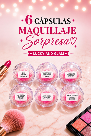 6 Cápsulas Maquillaje Sorpresa