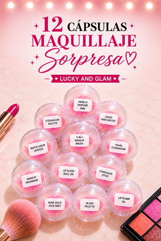 12 Cápsulas Maquillaje Sorpresa