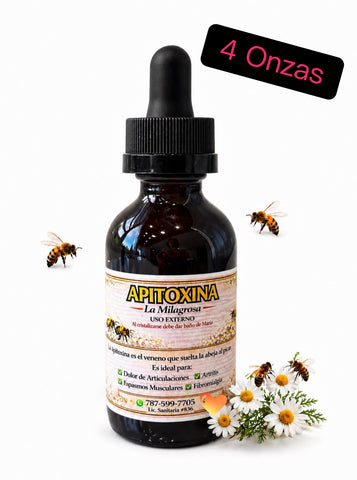 Apitoxina La Milagrosa 4 Onzas