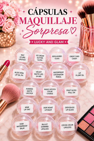 6 Cápsulas Maquillaje Sorpresa