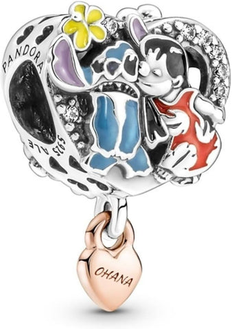 Pandora x Disney Ohana Lilo & Stitch Inspired Charm