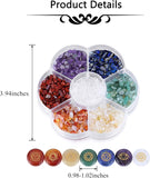 7 Chakra Crystal Engraved Stones Natural Polished 