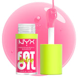 NYX Fat Oil Lip Drip, Moisturizing, Shiny and Vegan Tinted Lip Gloss - Missed Call (Sheer Pink)