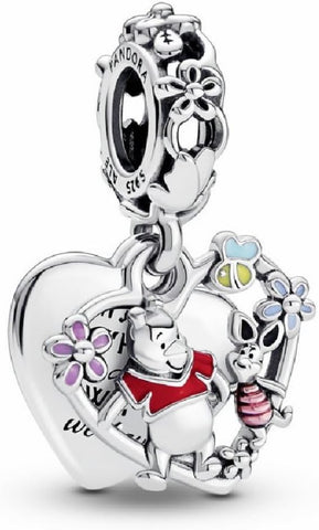 Pandora x Disney Winnie the Pooh & Piglet Double Dangle Charm